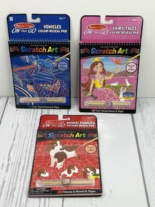 Arte rascador Mellissa & Doug cuentos de hadas vehículos animales - Nuevo lote de 3  - Imagen 1 de 6