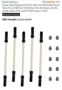 Pumpenschlauch für Sten-ner MCCP202 #2, 0-100 Psi/0-6,9 bar - 5 Stück - Bild 1 von 7