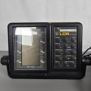 Humminbird LCR 4000 Fish Finder Head Unit Monitor W/ Mount & Power Cable - Picture 1 of 11