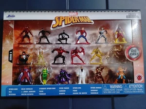 Jada Spider-Man NANO METALFIGS Die-Cast Series 8. Total Of 18 Figs! New In Box - Picture 1 of 2