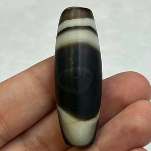 Amazing Ancient Tibetan Himalayan Rare Banded Agate Bead - Picture 1 of 11