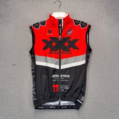 Pactimo Cycling Jersey Mens Small XXX Racing Sleeveless Zip Lightweight Pockets - Image 1 of 4