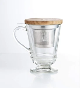 La Rochere Napoleon Bee Tea Cup with Infuser and Lid — Stylish Tea Cups for A... - Picture 1 of 6