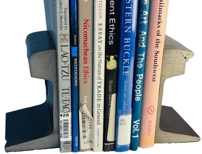 Original Denver & Rio Grande Western Railroad Track Bookends – Authentic D&RGW - Image 1 of 4