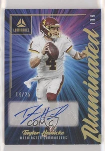 2022 Panini Luminance Illuminated Ink Gold /25 Taylor Heinicke #ILL-TAH Auto - Foto 1 di 3