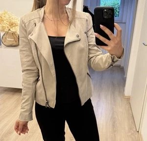 Kunstlederjacke Beige Größe 34 Only - Bild 1 von 3
