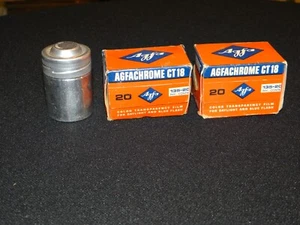 (3) AGFA Agfachrome CT18 135-20 RARE UNUSED 35mm FILM VINTAGE EXPIRED OCT 1972 - Imagen 1 de 9