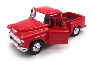 Model Car Chevrolet Stepside Pick Up Truck 1:34-39 Red - Picture 1 of 3