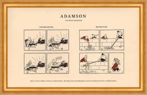 Die Rettung nach Jacobsson Hut Kanal Wasser Homer Simpson Adamson 121 Gerahmt - Bild 1 von 1