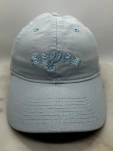 NBA San Antonio Spurs Reebok Gorra Sombrero Mujer Ajustable Azul Claro 100% Algodón - Imagen 1 de 7