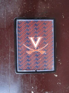 Virginia Cavaliers Zigaretten-/Geldetui aus schwarzem Metall vom Besitzer zu verkaufen!!! - Bild 1 von 3