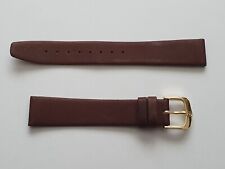 18mm long brown Genuine Leather Watchstrap