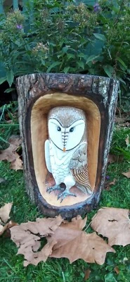 Handmade Snow Owl Flower Pot - Image 1 of 4