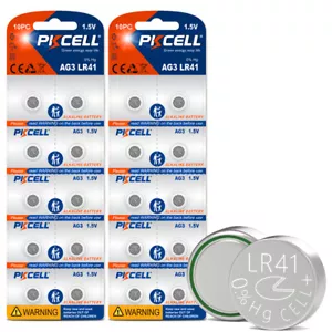 20Pcs LR41 AG3 1.5V Alkaline Button Cell Coin Battery Watch Calculator NEW - Picture 1 of 6