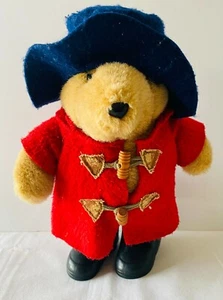 PADDINGTON Bear Teddy Red Jacket + Boots Collectable Eden Toys 1972-1988 30cm - Picture 1 of 10