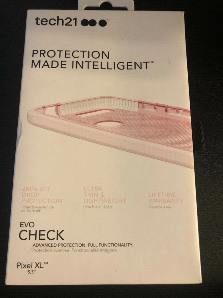 Tech21 Pixel XL 5.5” Ultra Thin- Case Rose Tint/White - Image 1 of 1