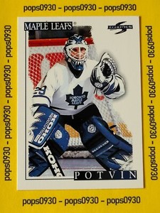 2 x Felix Potvin, Toronto Maple Leafs, 1995, Score, Black Ice, #4