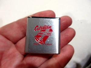 Vintage Stanley Advertising Pocket Tape Measure-Catsman Concrete Pipe Cedar Ph# - Foto 1 di 3