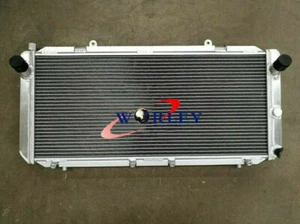 Aluminum Radiator For Toyota MR2 SW20 3SGTE MT 1990-1997 91 92 93 94 95 96 2 Row - Bild 1 von 5