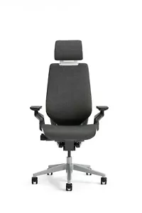 Nueva Silla de Gestos Ajustable Reposacabezas Envoltura Marco de Luz Trasera Grafito - Imagen 1 de 12