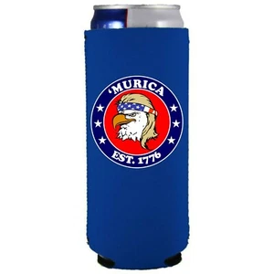 Murica 1776 Slim Can Coolie - Picture 1 of 32