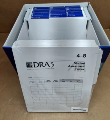 Pearson DRA3 Developmental Reading Assessment Grade 4-8 Hanging & Student Folder - Image 1 of 4
