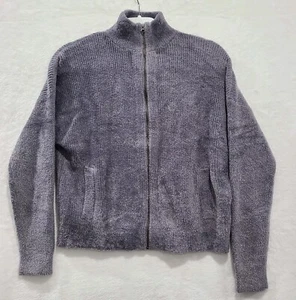 Neu mit Etikett Hello Nite Cardigan mit durchgehendem Reißverschluss Größe S/M weich kuschelig Plüsch Lagenlook minimalistisch - Bild 1 von 11