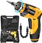 VIGRUE Cordless Screwdriver, Rechargeable Electric Screwdriver with 45 Free A...