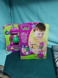 Lot Of Two. BARNEYS WORLD HEART HANDS BARNEY 15 PLUS SONGS, SOUNDS & PHRASES - Picture 1 of 9