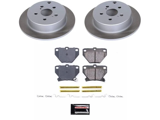 Kit de pastillas de freno trasero y rotor 72WVYF66 para Pontiac Vibe 2003 2004 2005 2006 Foto 1 de 1