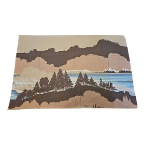 Seltener Vintage 70er Jahre Burlington House The Mountain Kissenbezug - Bild 1 von 4