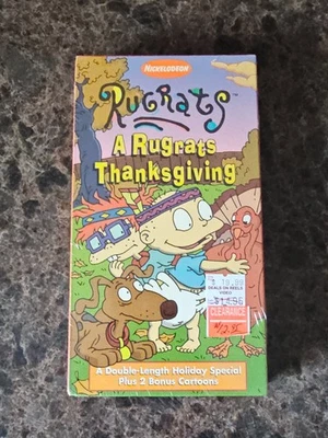 BRAND NEW A Rugrats Thanksgiving (VHS; 1999) RARE Orange Sealed OOP *SEE NOTE* - Image 1 of 4