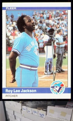 1984 Fleer #158 Roy Lee Jackson Singing National Anthem - JL - Image 1 of 2