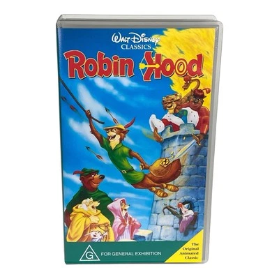 Walt Disney Classics Robin Hood VHS Video Cassette With Inserts - Image 1 of 3