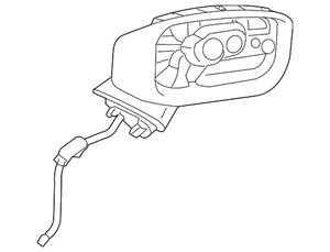 Genuine Mazda Mirror KJK9-69-181C - Picture 1 of 2