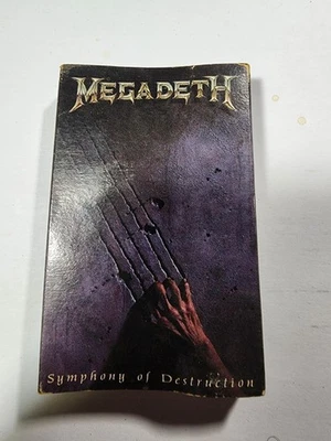 MEGADETH Symphony of Destruction - Cassette Tape Single Capitol Combat VG CS20 - Image 1 of 2