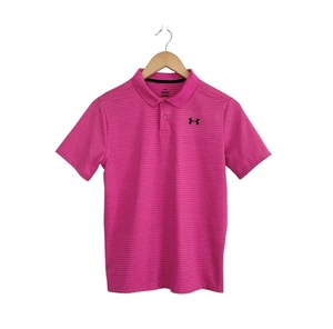 Polo Under Armour Juvenil Performance Rayas L Fucsia Rayas Golf - Imagen 1 de 6