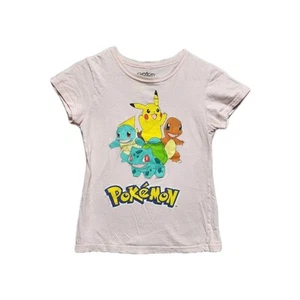 Sz 14 Girls Pokemon T Shirt Pink 2015 Nintendo - Picture 1 of 2