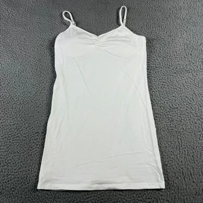 SO Womens Spaghetti Strap Removable Padding Camisole Top White Size S - Image 1 of 4
