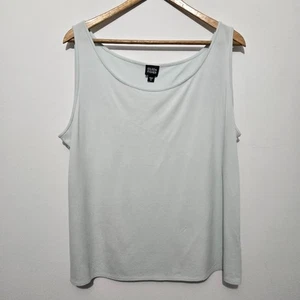 Eileen Fisher 100% Seide hellgrün Tanktop Gr. XL Karriere Luxus Profi - Bild 1 von 8