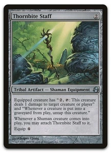 Thornbite Staff #145 (NM) Morningtide MOR Magic MTG - Picture 1 of 2