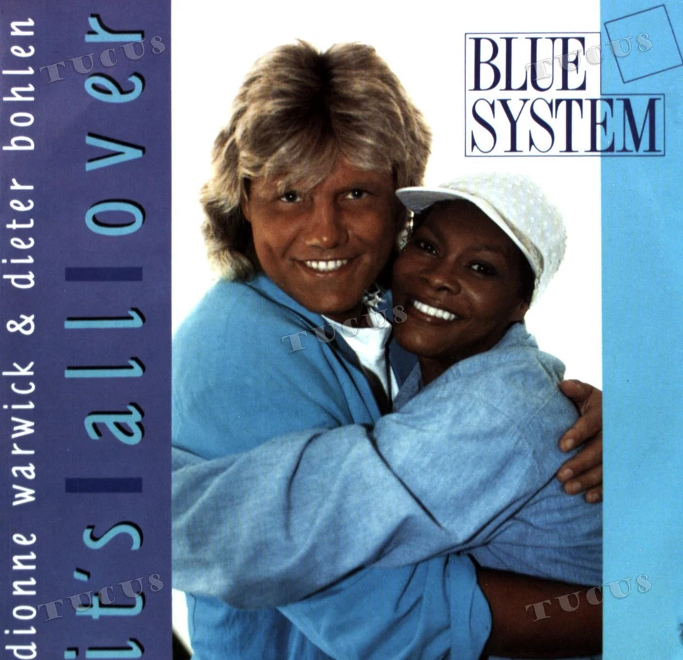 Dionne Warwick & Blue System - It's All Over 7" (VG+) '* - Image 1 of 1
