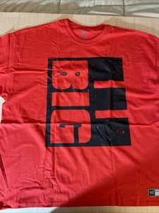 WWE BIG E BIG ENDING red T-shirt 3X  NOS - Picture 1 of 8