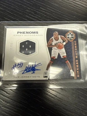 Camiseta Dikembe Mutombo 2016 Limited Phenoms autógrafo automático/99 Nets Foto 1 de 4