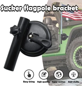 Universal Suction Cup Vehicle Flagpole Bracket Multi-Function Kit for ATV UTV - Picture 1 of 6