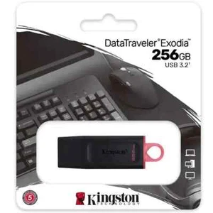 Kingston DataTraveler Exodia 256 GB USB 3.2 (Gen 1) Flash Drive - Picture 1 of 3