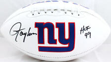 Lawrence Taylor Autographed New York Giants Logo Football W/ HOF- JSA W Auth