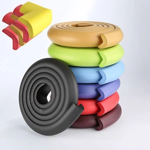 Protector de borde de mesa de seguridad de goma de espuma para niños 4M + 8 esquinas - Imagen 1 de 26