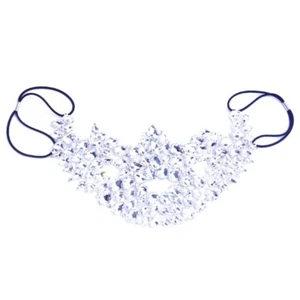 Crystal Masquerade Bachelorette Party Mask Party Face Mask with Elasticity Strap - Bild 1 von 8