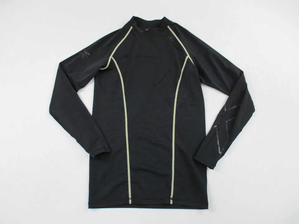Camisa 2XU Para Hombre Talla Pequeña Negra Manga Larga Compresión Correr Atlética Foto 1 de 4